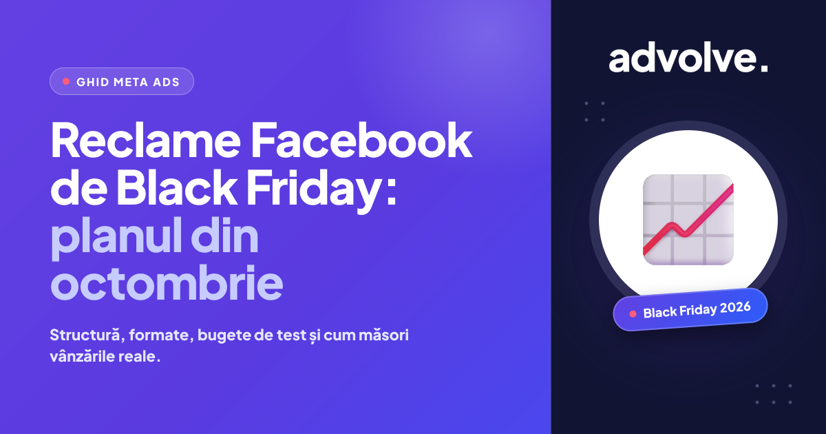 Reclame Facebook de Black Friday 2026: Ce Pornești din Octombrie